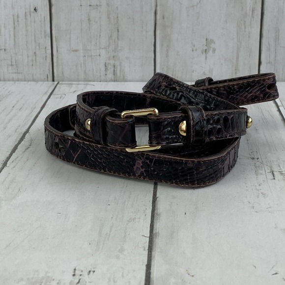 Brahmin Bags Brahmin Cocoa Brown Melbourne Crocembossed Leather Replacement Bag Strap Poshmark